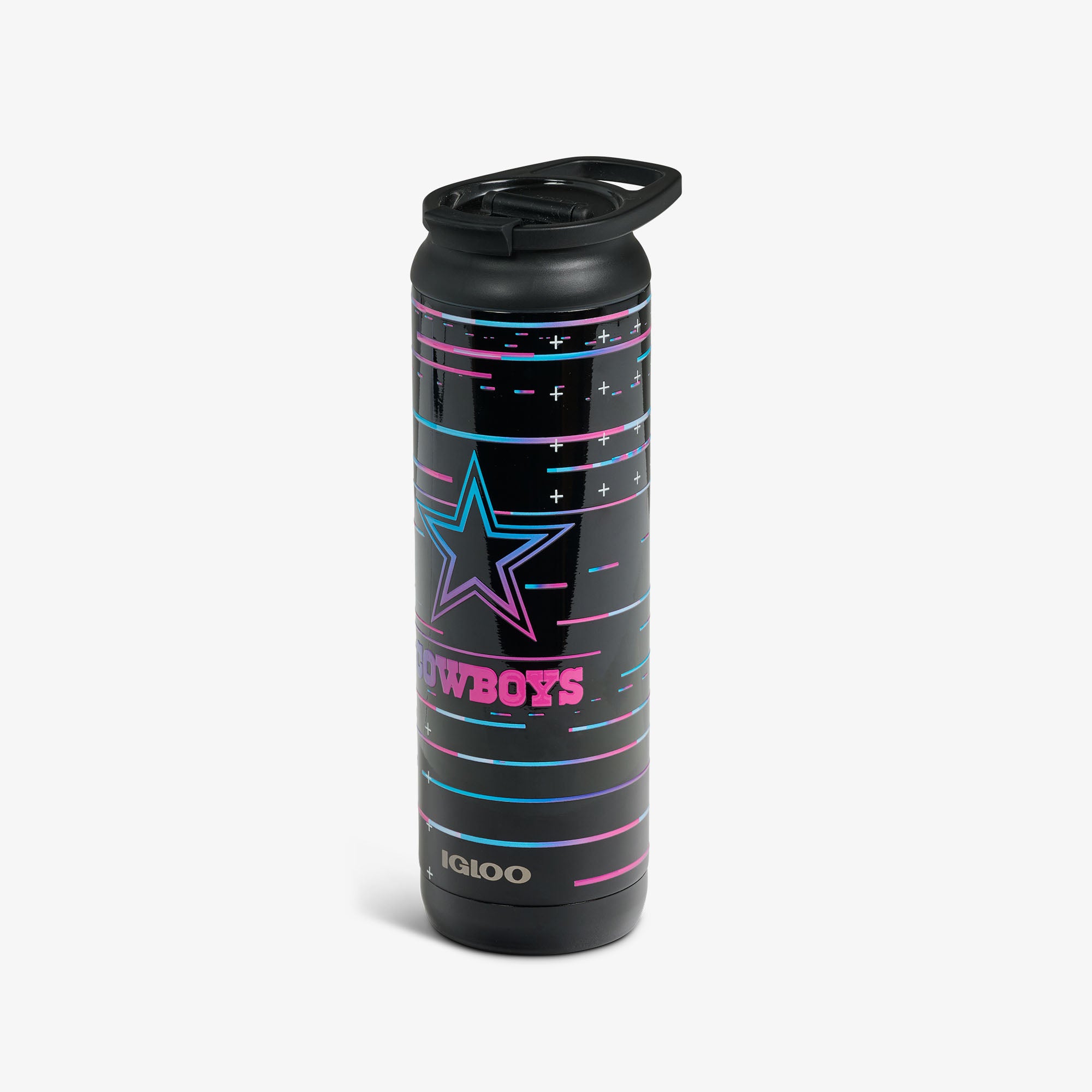 NFL Neon Dallas Cowboys 20 Oz Flip ‘n’ Sip Tumbler - Image 6