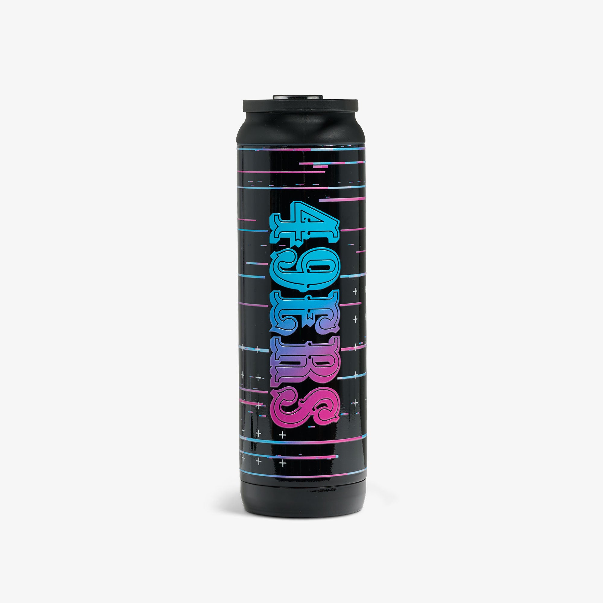 NFL Neon San Francisco 49ers 20 Oz Flip ‘n’ Sip Tumbler - Image 2
