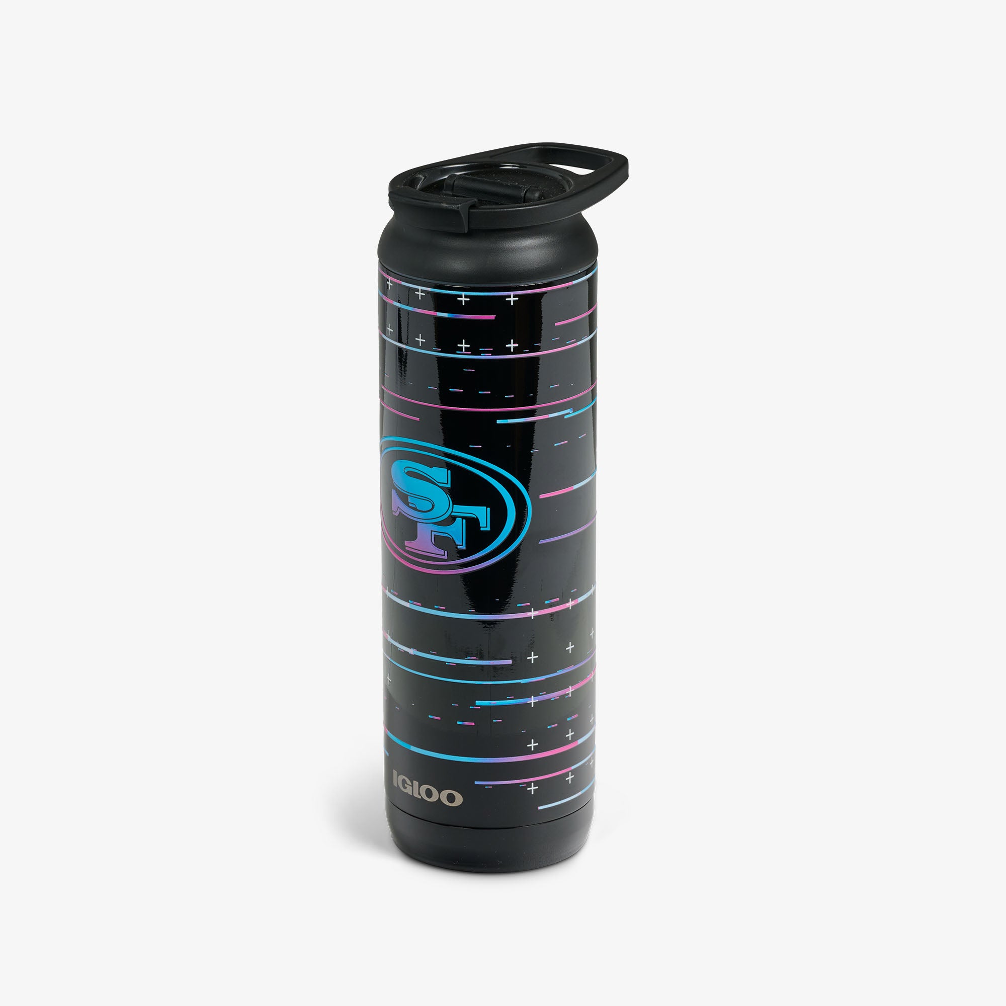 NFL Neon San Francisco 49ers 20 Oz Flip ‘n’ Sip Tumbler - Image 6