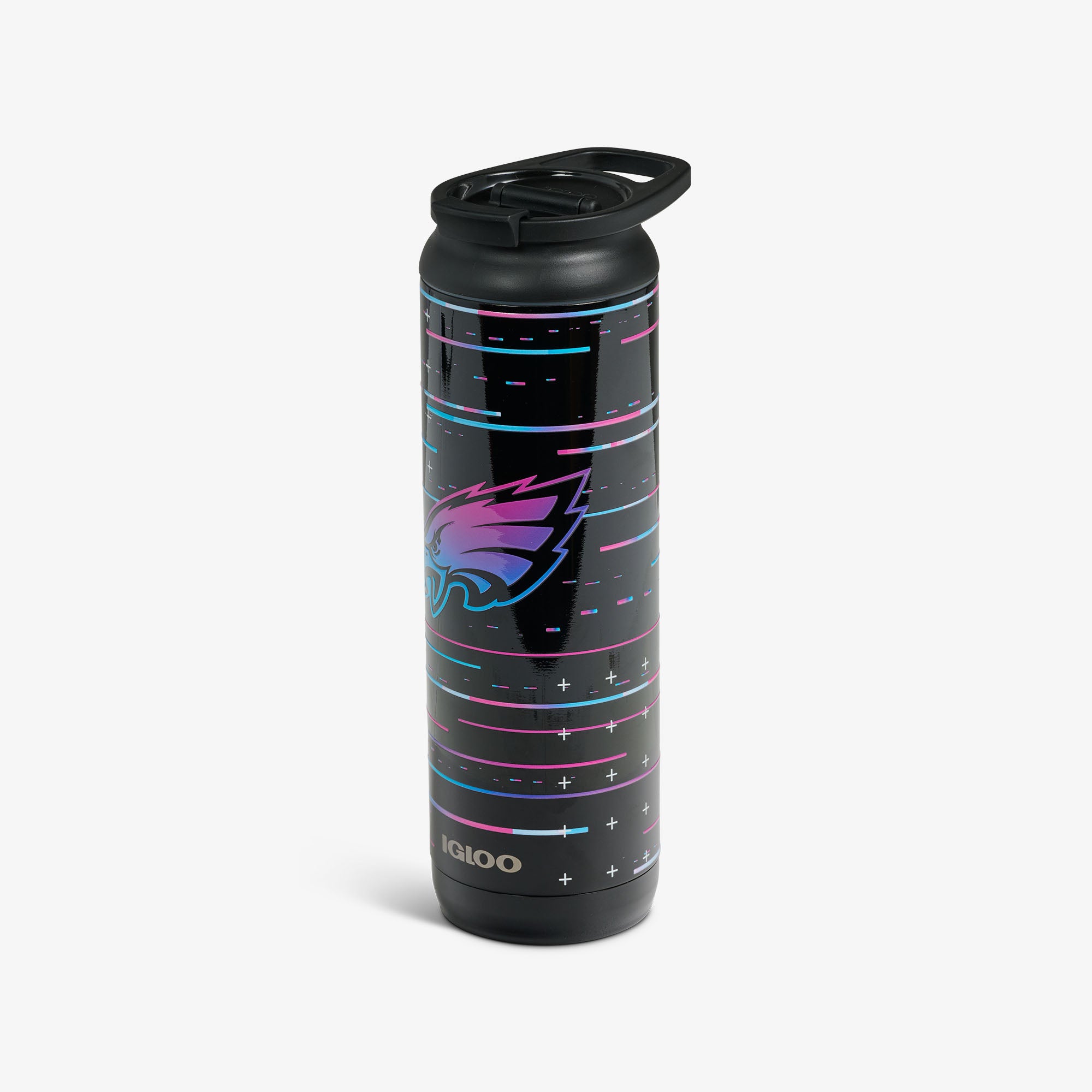 NFL Neon Philadelphia Eagles 20 Oz Flip ‘n’ Sip Tumbler - Image 6