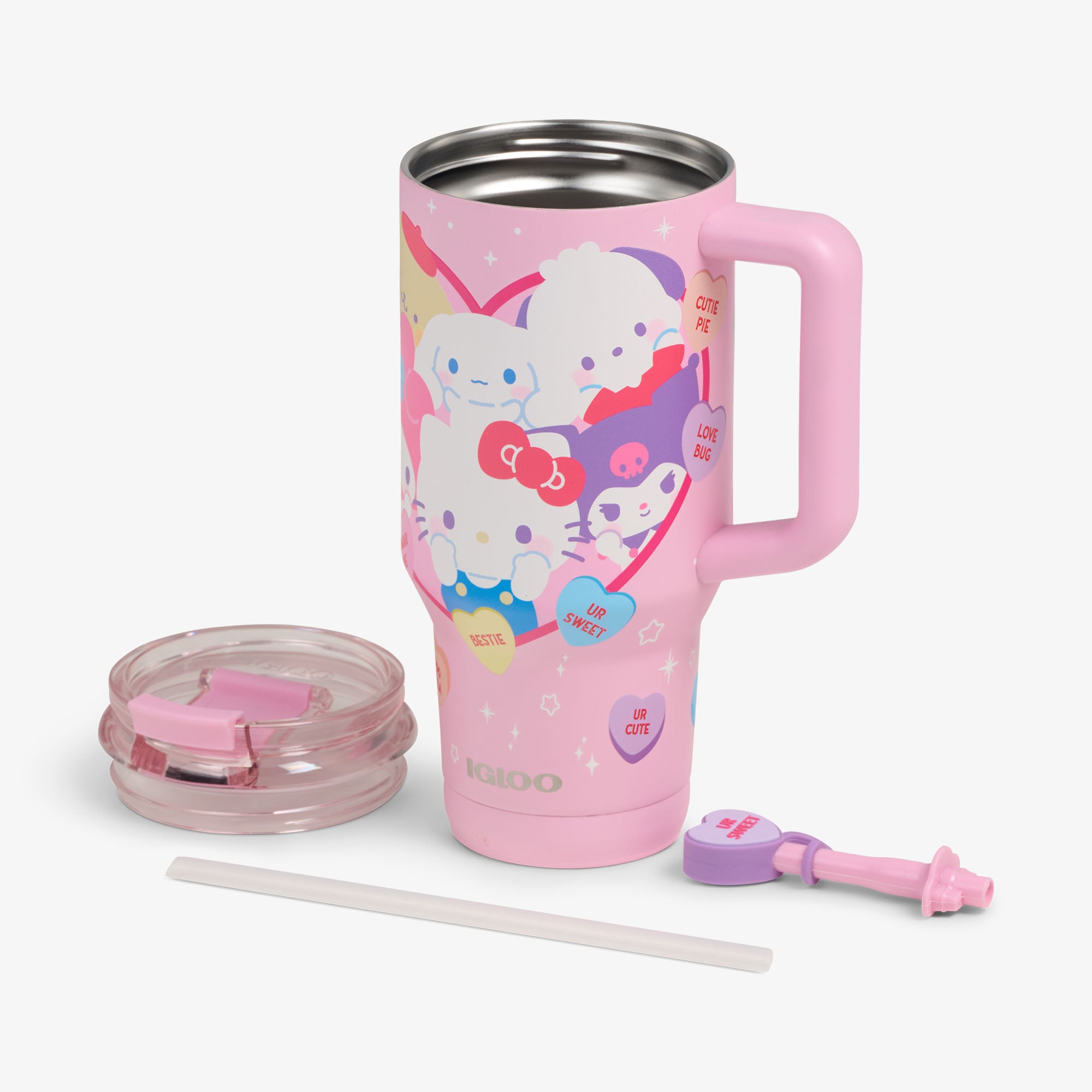 Hello Kitty® and Friends x Sweethearts® Candies 32 Oz Travel Mug - Image 5