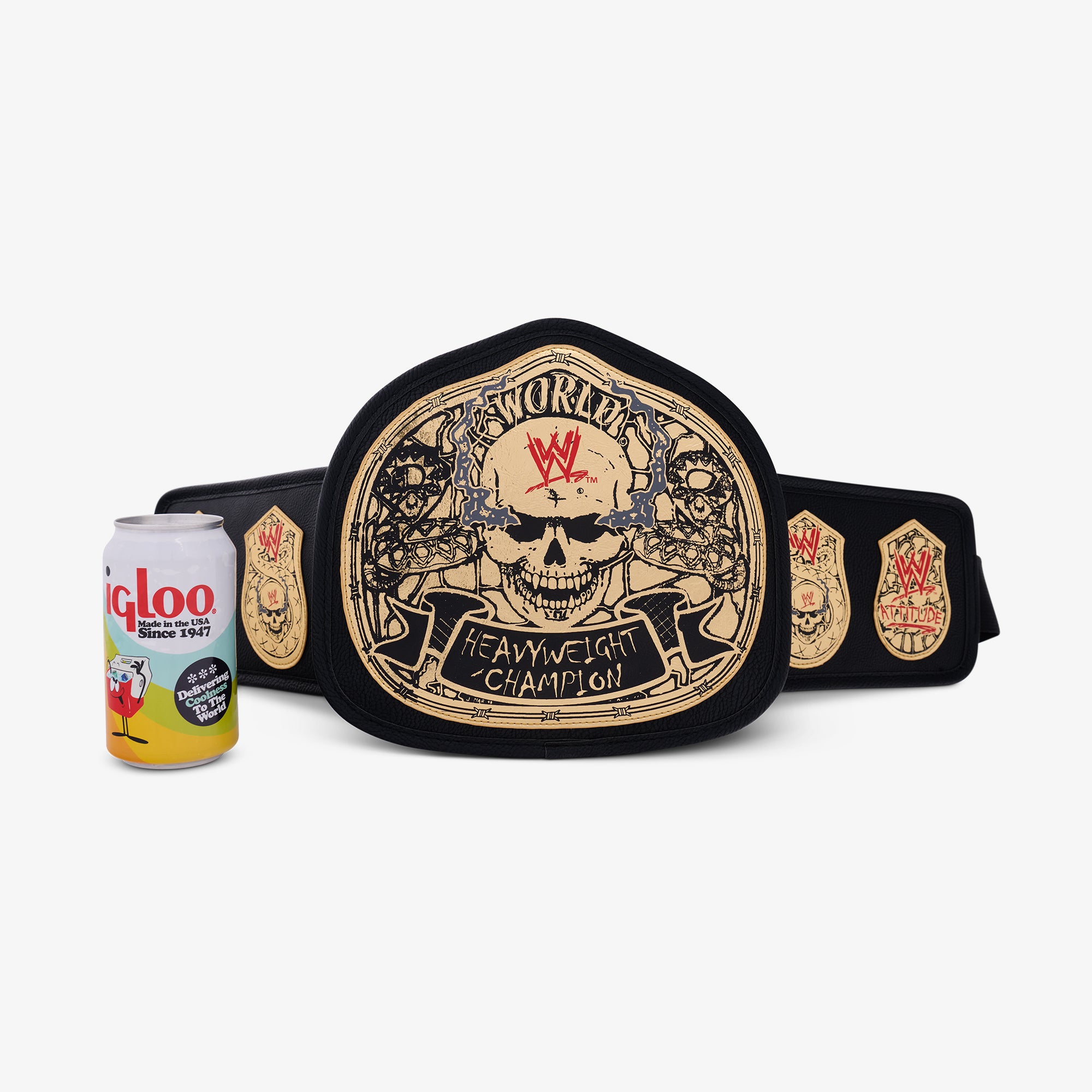 WWE "Stone Cold" Steve Austin Smoking Skull Championship Fanny Pack - Image 5